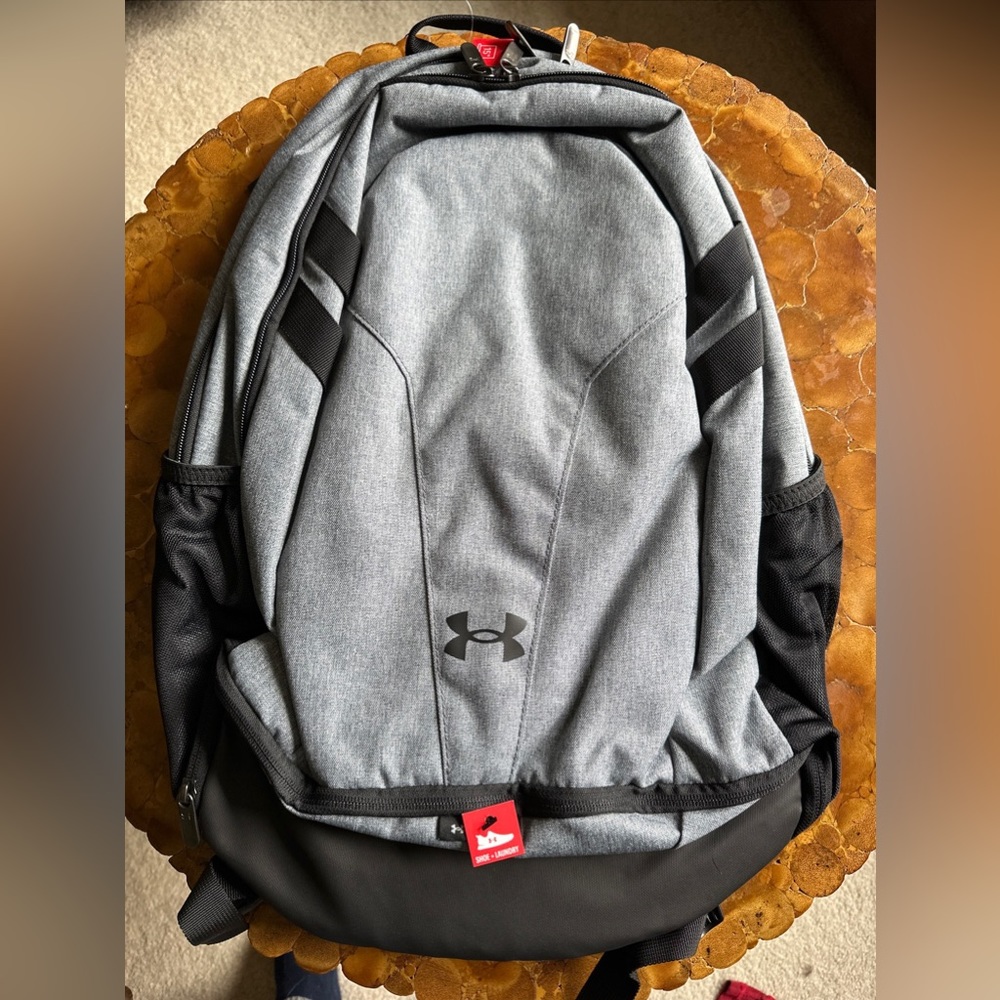 Under Armour gray and black backpack w/laptop sleeve and compartment for shoes